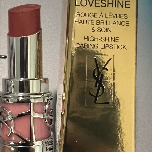 Yves Saint Laurent Other - YSL LOVESHINE HIGH-SHINE
CARING LIPSTICK-#202/Peachy Glow